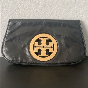 Tory Burch patent leather clutch